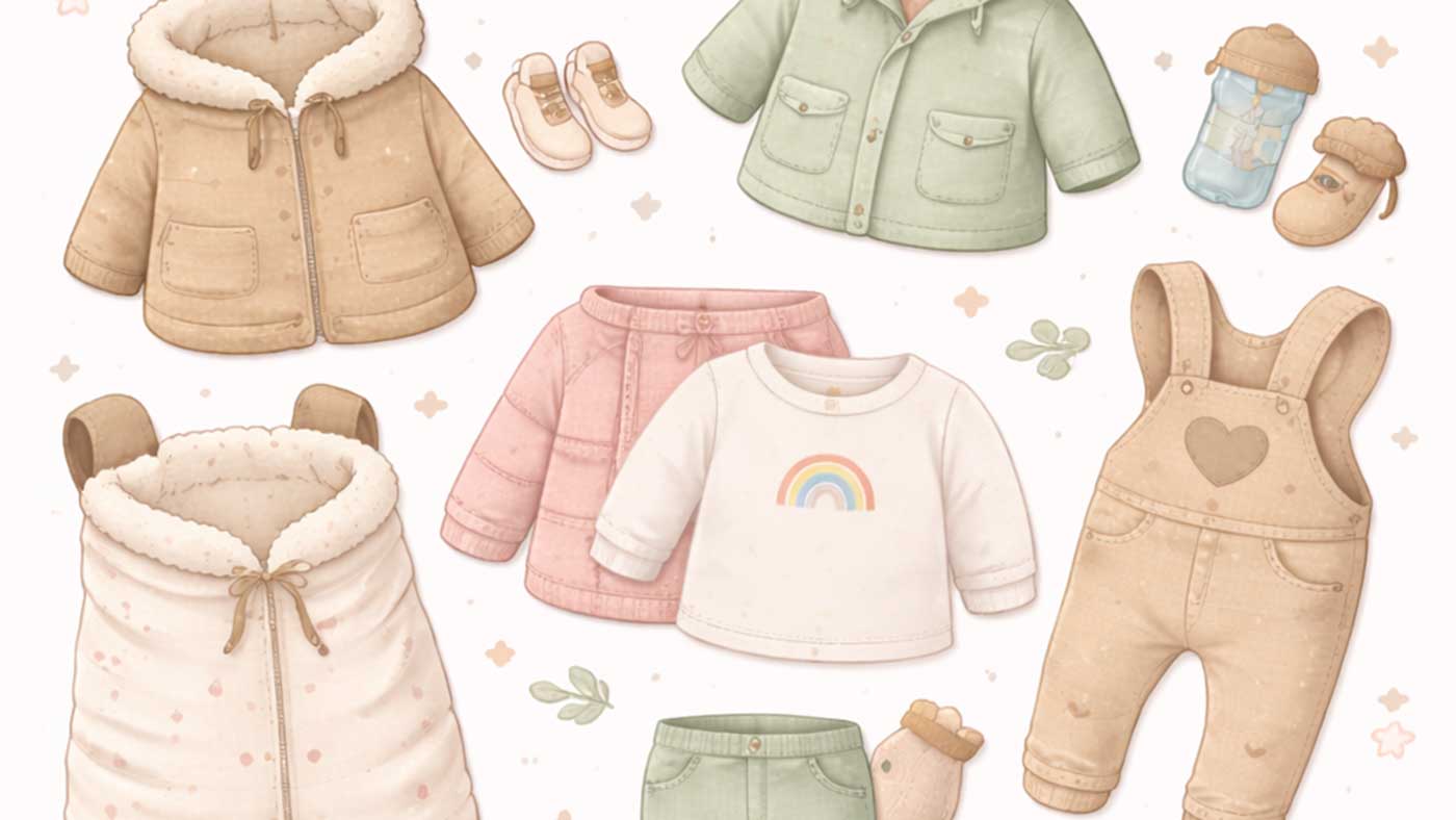 Baby 3 bis 6 Monate: Kleidung je nach Wetter